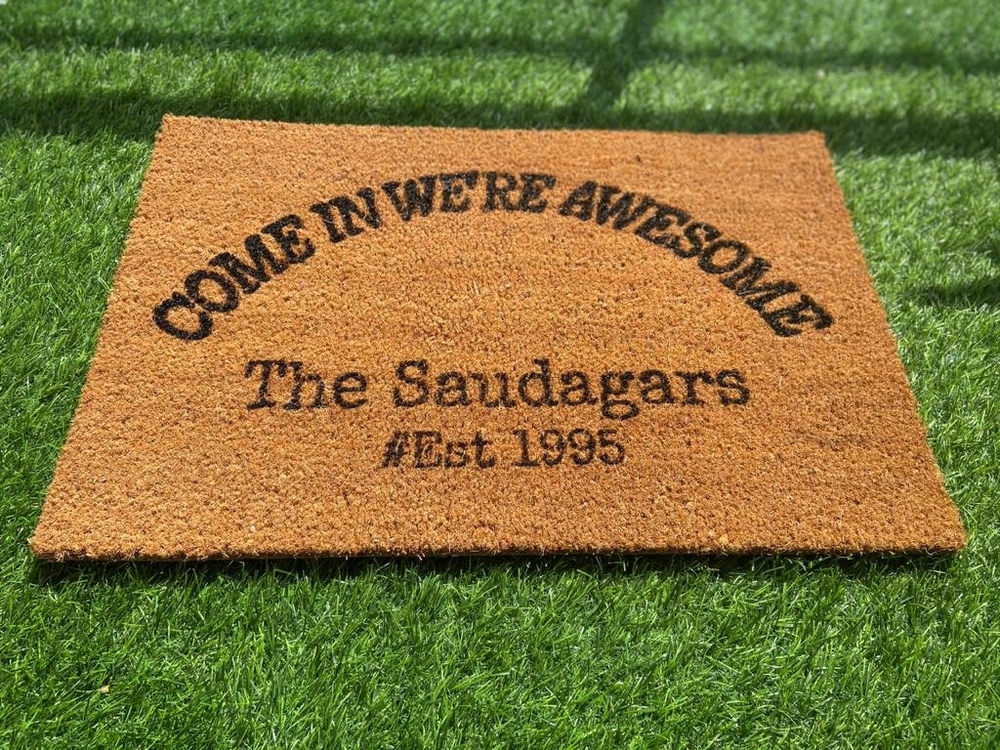 Personalised (40 by 60 cm) Premium Quality Printed Doormat